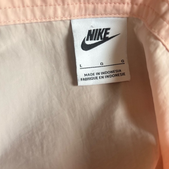 Nike Swoosh Women Woven Cami Dress Size L Sleeveless Light Pink - Picture 5 of 6